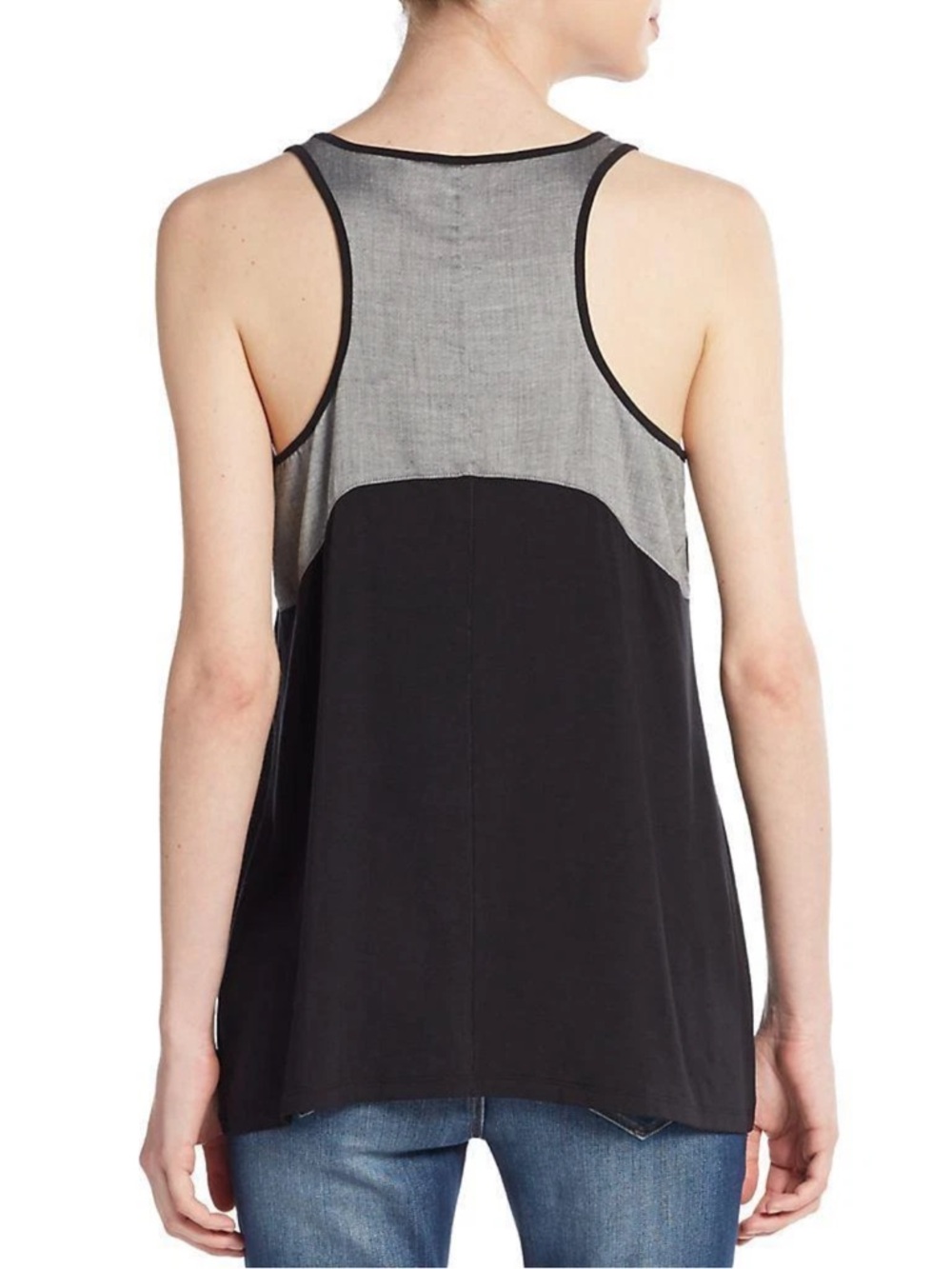 Vince Black and Gray Tank